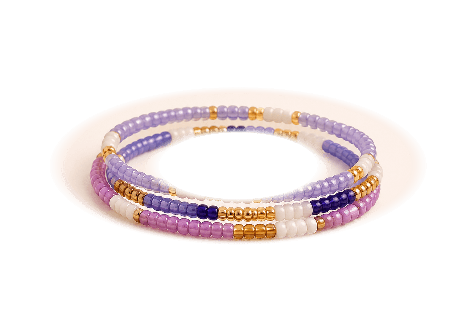 Berry Burst bracelet stack on a transparent background.
